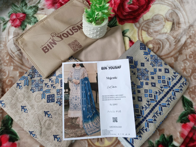New Arrival | Azaadi Sale 🔥 | Original Bin Yousaf 3-Piece Lawn