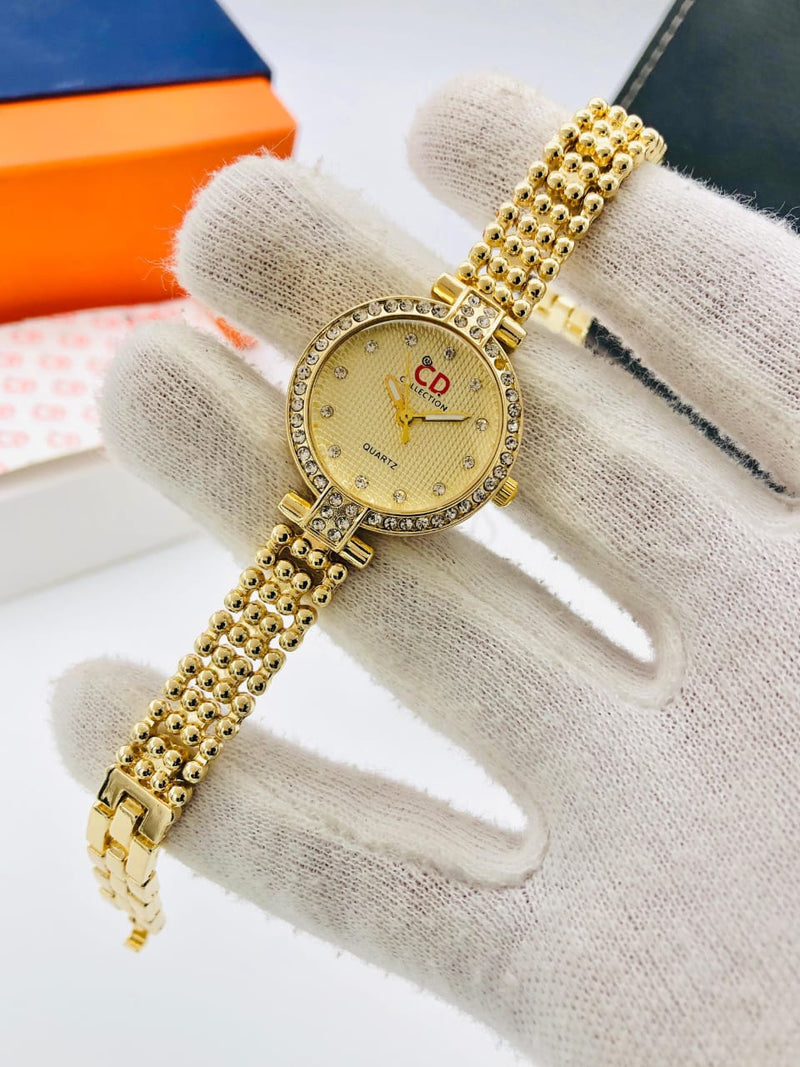 Luxury Women’s Crystal Bracelet Watch – Rose Gold, Silver & Gold | 15% OFF Limited Time