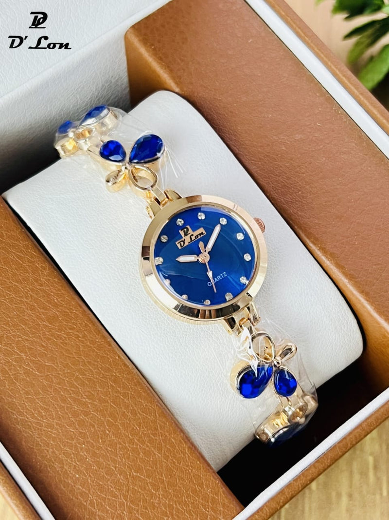 Luxury Crystal Bracelet Women Watch – Elegant Fashion Quartz | D'Lon